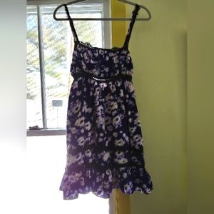 Never worn, purple Tye-dyed print sundress